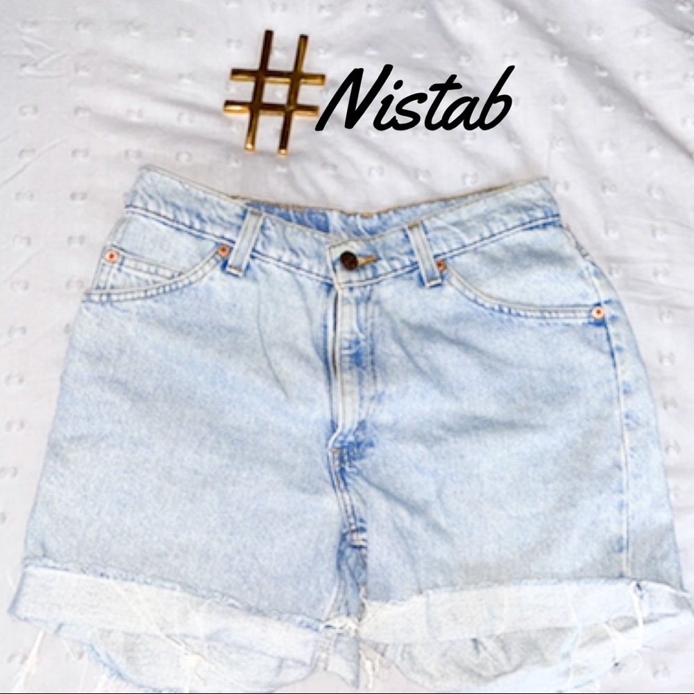 Levi’s high waist shorts